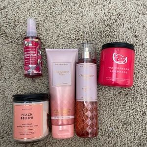 Brand New Bath & Body Works Set Candles and Body Products Set of 5